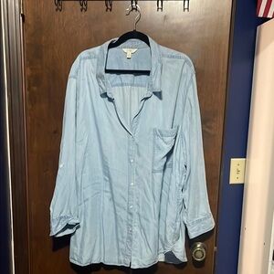 Light Blue Button-Up Shirt